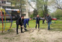 Трима пловдивски кметове направиха първа копка за нова детска площадка в “Северен”