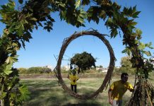 Ученици и студенти творят по брега на река Марица