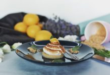 Сладки престъпления-Лимонов меренг тарт с босилек