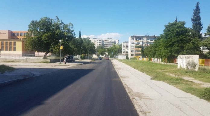 Преасфалтираха пътен участък в район „Източен“, iztochen_vratzata (1)
