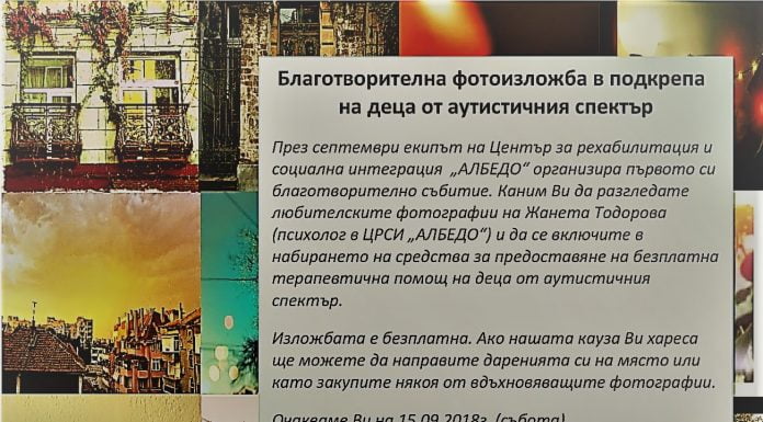 Фондация Албедо организира благотворителна изложба за деца с аутизъм Albedo