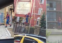 Спайдърмен се приземи на Търговската гимназия в Пловдив Спайдърмен в Пловдив PlovdivTown