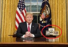 Тръмп постави мистериозни снимки в овалния кабинет Тръмп постави мистериозни снимки в овалния кабинет