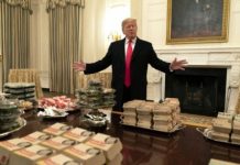 Белият дом остана без храна, Тръмп поръча McDonald’s Белият дом остана без храна, Тръмп поръча McDonald's