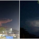 Ръката на Бога се показа от небето